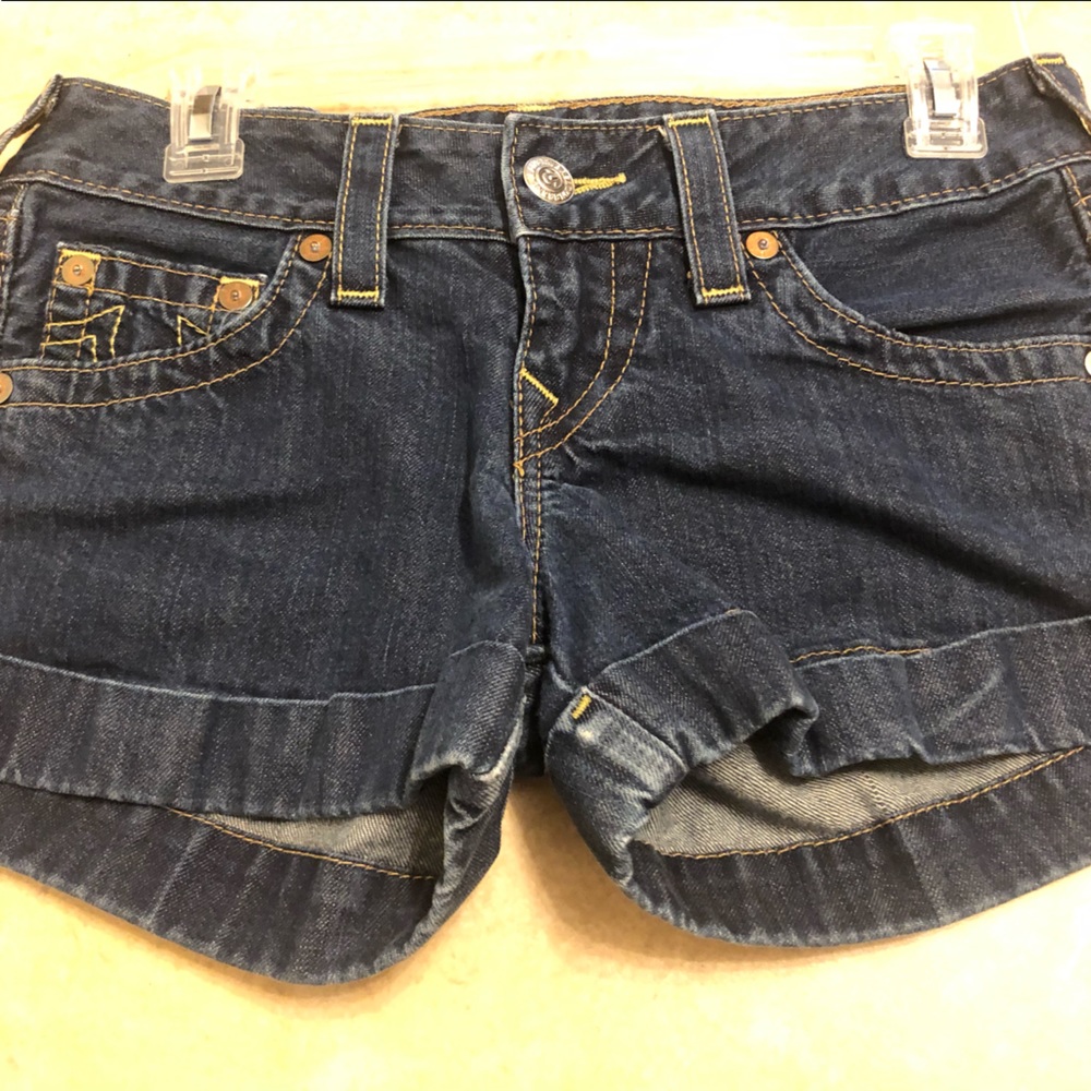 Ladies true religion jean shorts